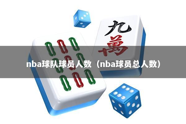 nba球队球员人数（nba球员总人数）